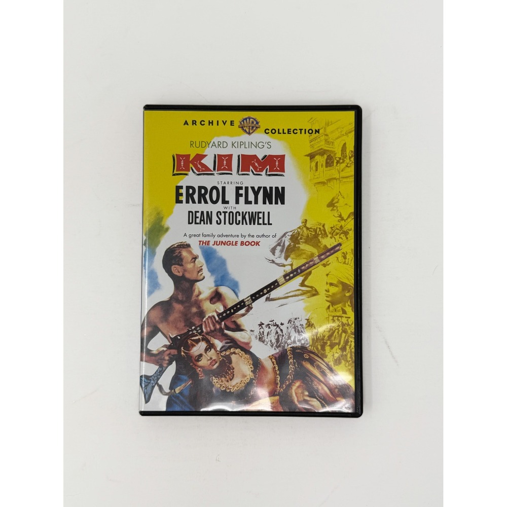 Kim DVD Warner Archive Errol Flynn Dean Stockwell Rudyard Kipling Tested